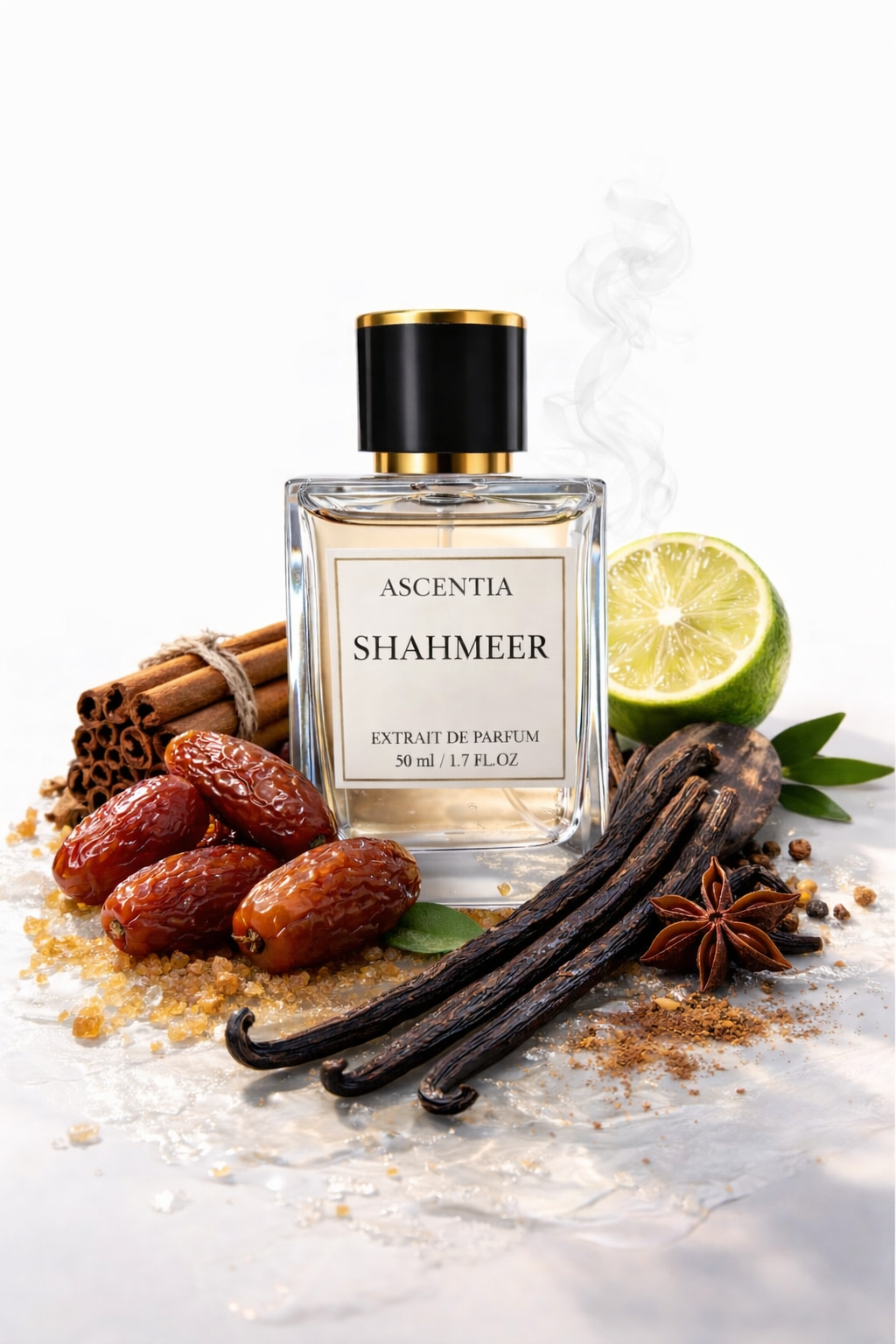 Shahmeer by Ascentia – Inspired by Lattafa Khamrah | Luxury Extrait de Parfum for Men