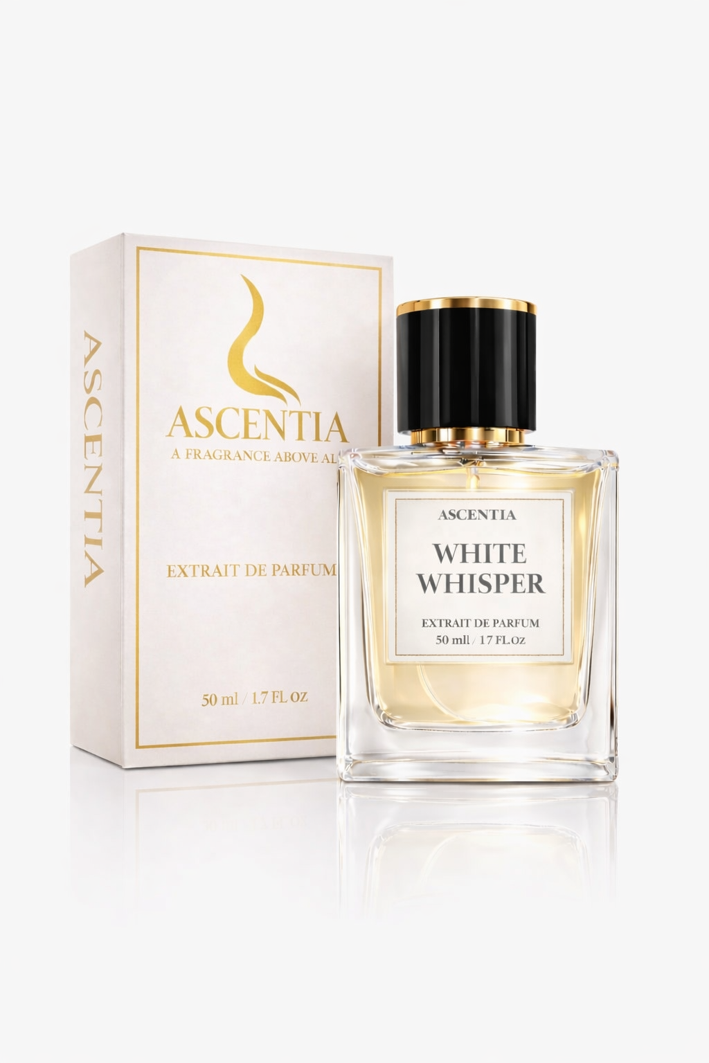 White Whisper by Ascentia – Inspired by Musk Silk Ajmal | Luxury Unisex Extrait de Parfum