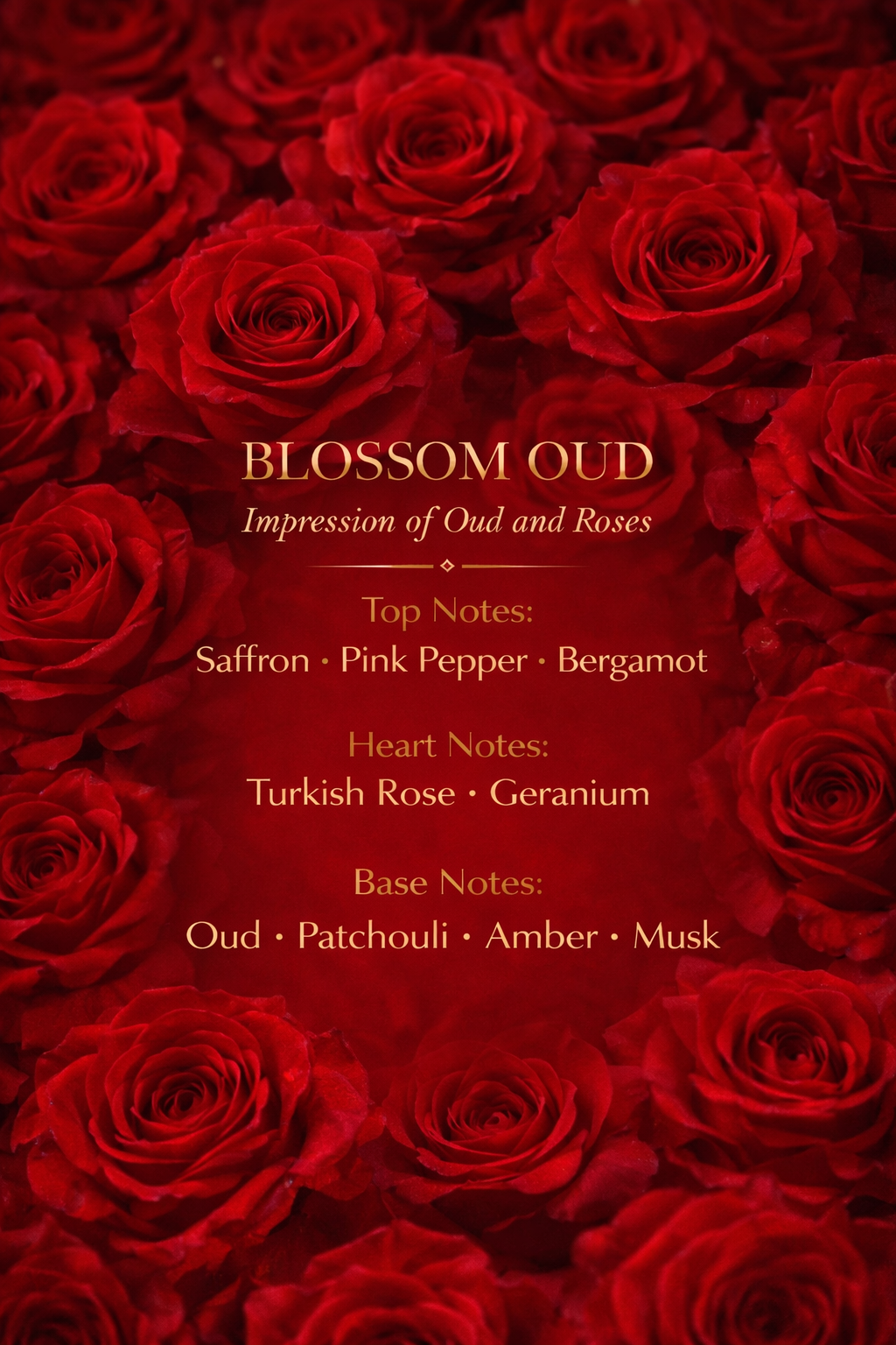 Blossom Oud by Ascentia – Inspired by Oud & Roses | Luxury Unisex Extrait de Parfum